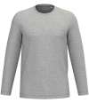 NS347 Native Spirit Unisex Long Sleeve T-Shirt moon grey heather colour image